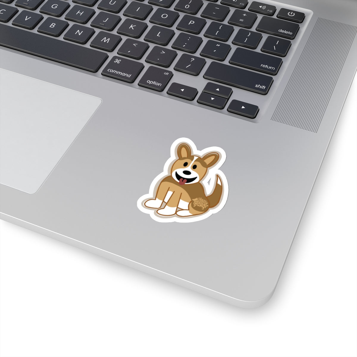 Sable Corgi Full Tail - Vinyl Sticker - The Jolly Corgi