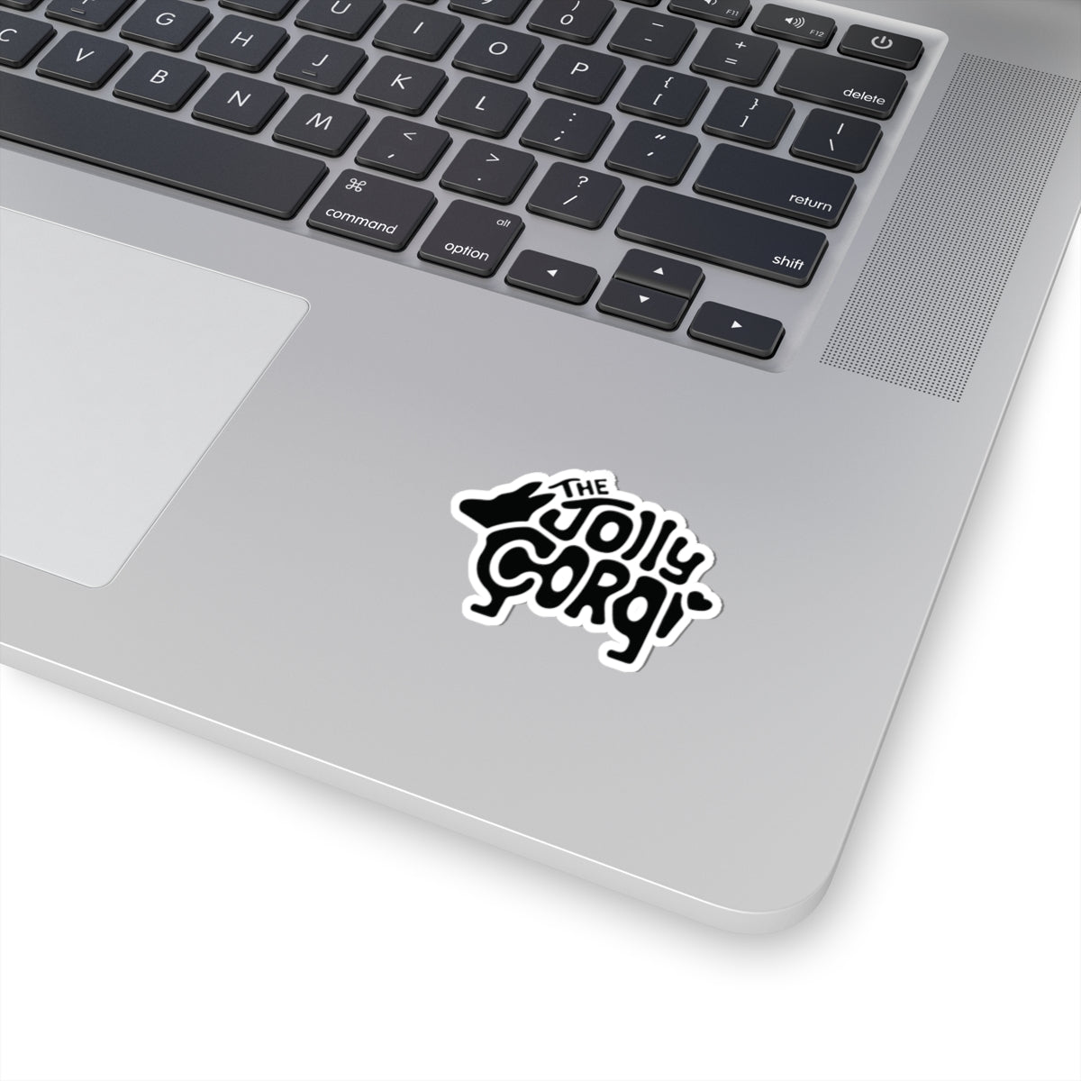 The Jolly Corgi Logo Sticker