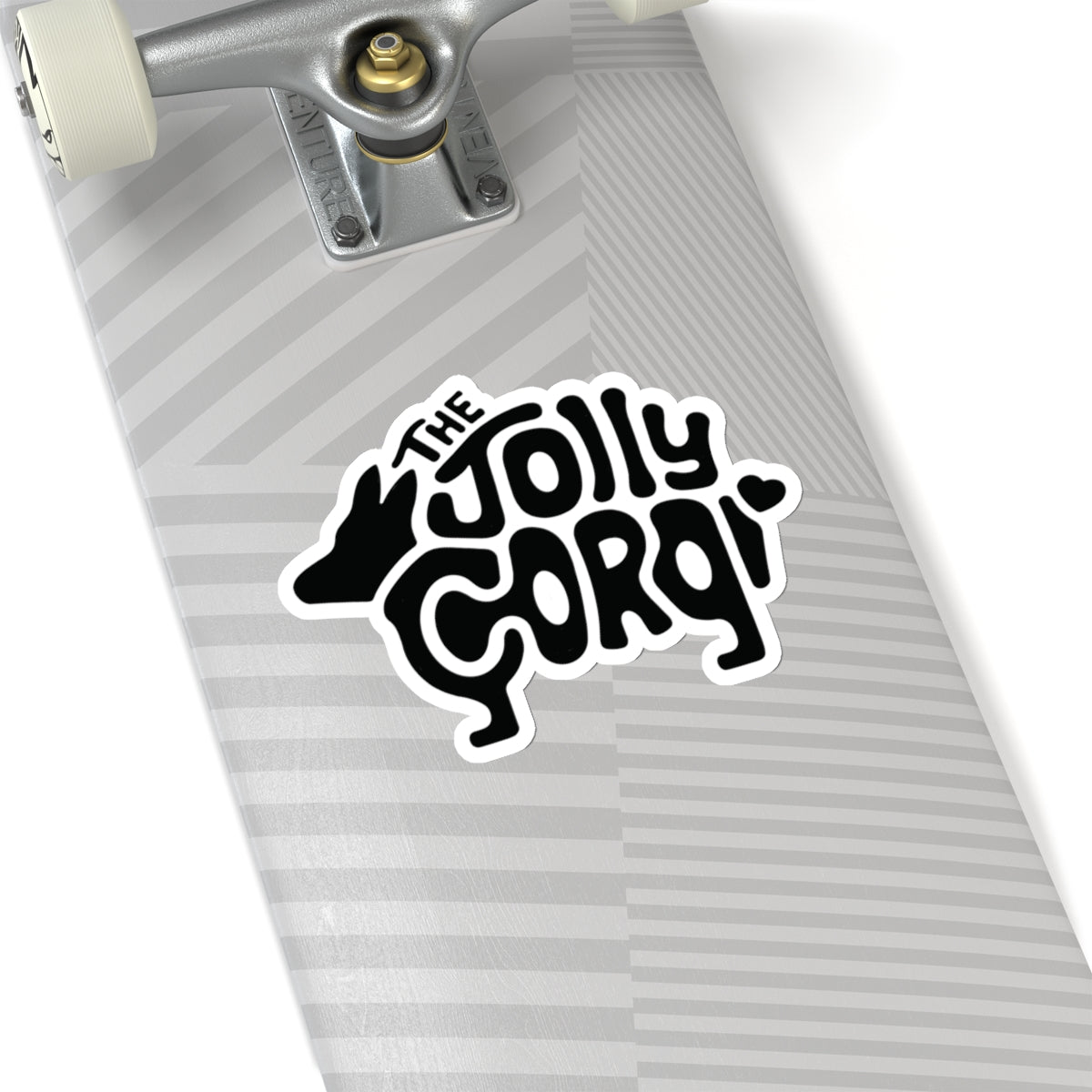 The Jolly Corgi Logo Sticker