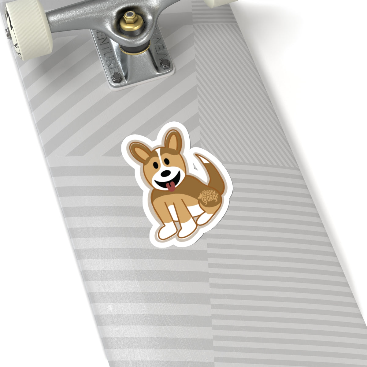 Sable Corgi Full Tail - Vinyl Sticker - The Jolly Corgi