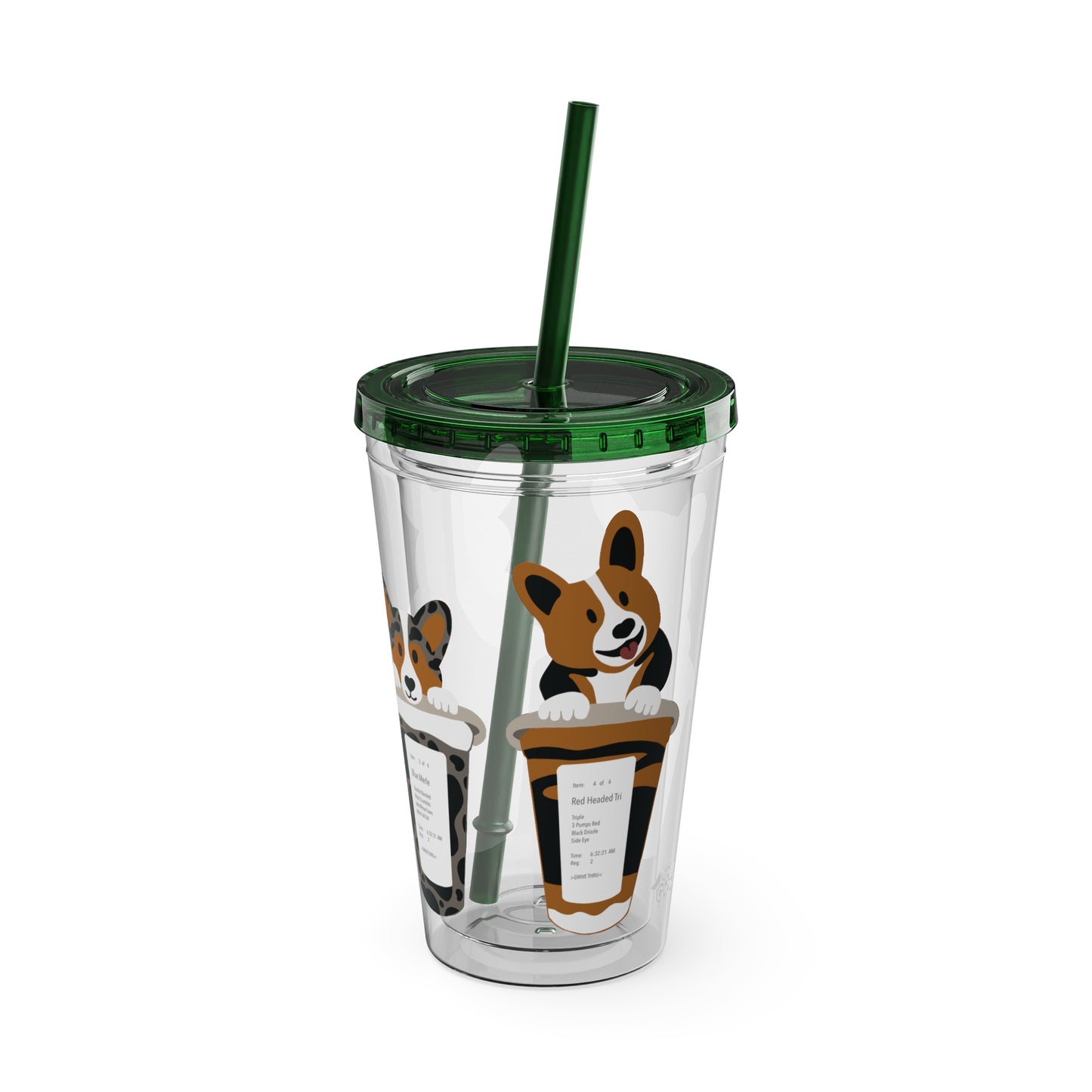 Corgiccinos - 16oz Tumbler Cup - The Jolly Corgi