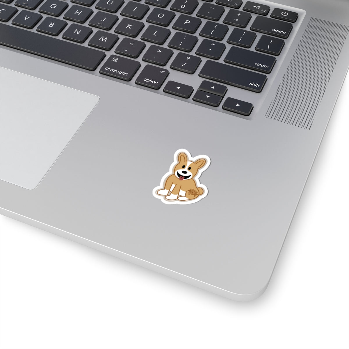 Fawn Corgi Docked Tail - Vinyl Sticker - The Jolly Corgi