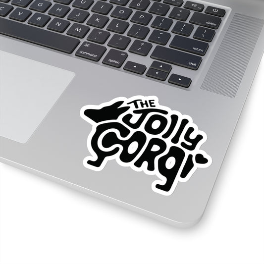 The Jolly Corgi Logo Sticker