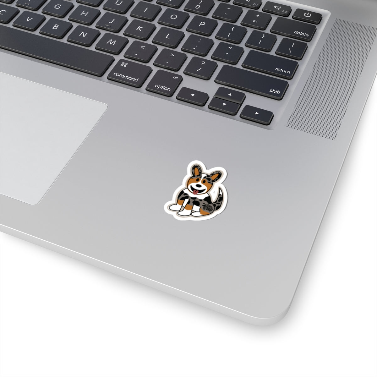 Merle Corgi Full Tail - Vinyl Sticker - The Jolly Corgi