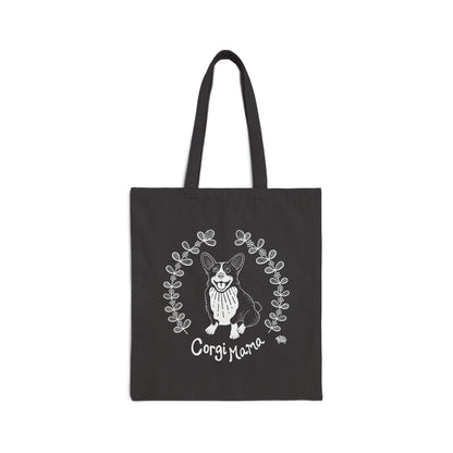 Sketch Corgi Mama Docked - Tote Bag - The Jolly Corgi